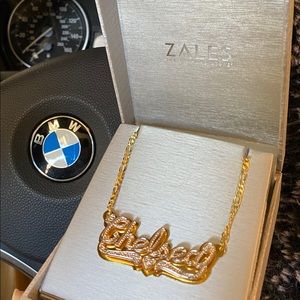 Chelsea Name Gold Necklace 18in